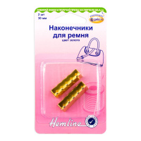 Наконечники для ремня Hemline, 30 мм 4507.30.GD (5 блистер х 2 шт)