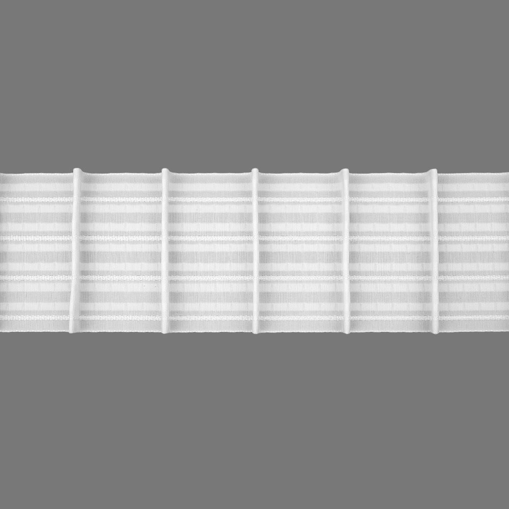 Шторная лента многокарманная 4381P (1:1,5) Oz-is Premium тканая 9 см (7 карманов, корд-4 шнура)