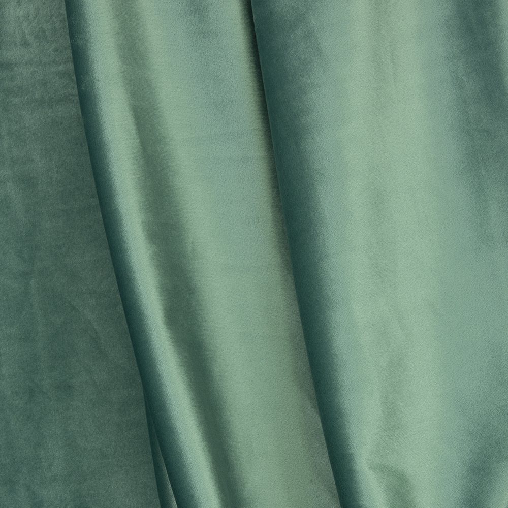 Ткань для штор "бархат" 3102 V92 Пыльно-бирюзовый 300 см
