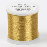 Нитки Madeira Metallic Brilliant №40 200м цвет gold-7