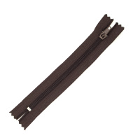 Молния брючная (Т4/16 см-полуавтомат) 304 Б коричневая