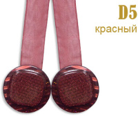 Магнит для штор D-5 красный