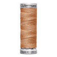 Нитки вышивальные из вискозы Gutermann Rayon №40 200м Цвет 1054