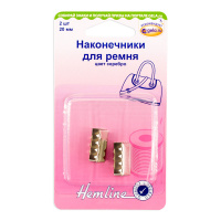 Наконечники для ремня Hemline, 20 мм 4507.20.NK (5 блистер х 2 шт)