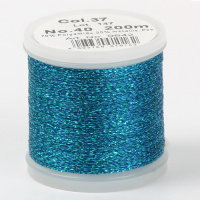 Нитки Madeira Metallic Sparkling №40 200м цвет 37 crystal blue