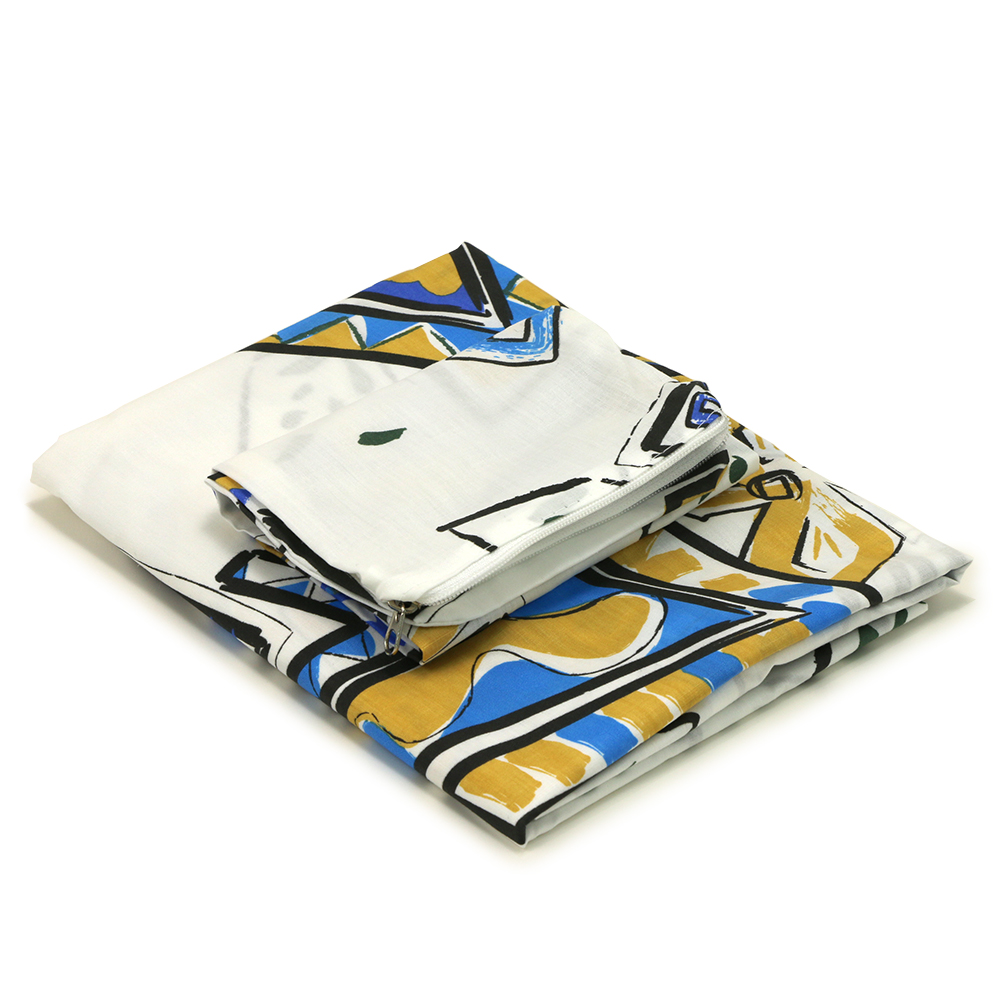 Чехол для гладильной доски Dazzle EZ-70, EZ-71 №3 белый с сине-желтыми цветами (DZICEZC0903)