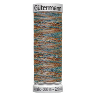 Нитки Gutermann Metallic 7028 №135 200м