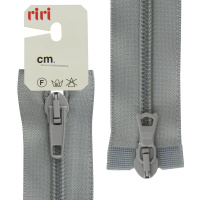 Молния спираль Riri, разъёмная 2 замка, 6 мм, 80 см, цвет 2118, светло-серый 2522084/80/2118
