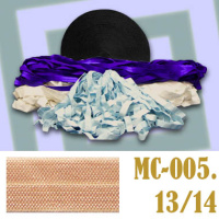 Эластичная отделочная лента 13/14 (6) MC-005 персиковая