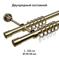 Металлический настенный карниз для штор