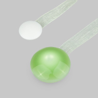 Магнит для штор на ленте 3725 -19 зеленый "Драже" (d35мм)