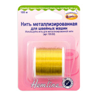 Нить металлизированная Hemline, 100 м 242.G (5 шт)