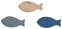 Набор декоративных элементов "рыбки" Rayher 56966000 (1 блистер х 18 шт)