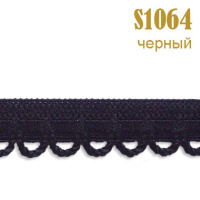 Резинка кружево 1064S черный