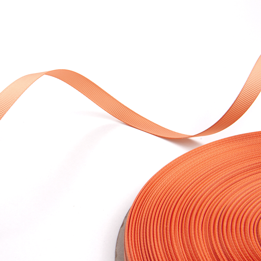 Лента репсовая 720 персик 9 мм (3/8")