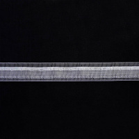 Шторная лента для римских штор MAGAM F7/Z/P прозрачная (с продольным карманом до 7мм) 2 см
