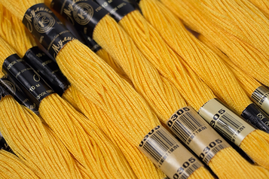 Нить для вышивания МУЛИНЕ, 10 м, 2,23 г, цвет 0305