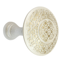 Держатель-розетка для подхват SD-08-8 (Mini) молочный поталь "Royyana-Amphora"  L10см/d9,5см