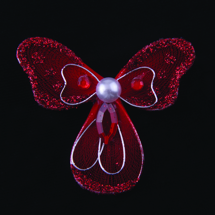 Украшение для штор Бантик красный HJH84215-4