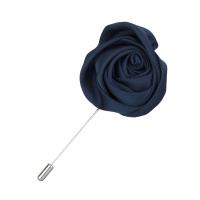 Цветок Брошка на шпильке B057-5 синий