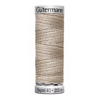 Нитки вышивальные из вискозы Gutermann Rayon №40 200м Цвет 1218