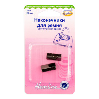 Наконечники для ремня Hemline, 20 мм 4507.20.NB (5 блистер х 2 шт)