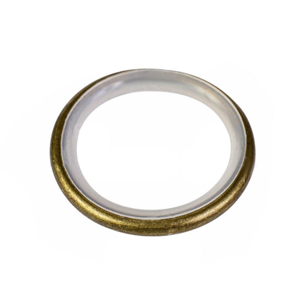 Кольцо MirTex (Антик) D37/32 мм Тихое металл для карнизов диаметром 19 мм