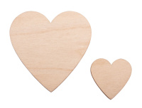 Заготовки для декора из дерева "сердца" Rayher 62813000 (31 шт)