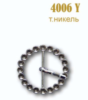 Пряжка 4006Y темный никель