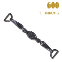 Пряжка 600 темный никель