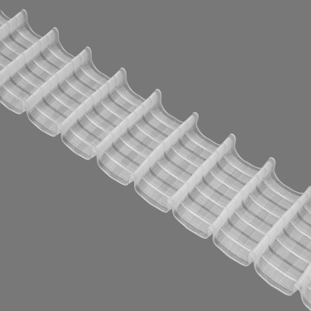 Шторная лента многокарманка