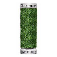 Нитки вышивальные из вискозы Gutermann Rayon №40 200м Цвет 1176
