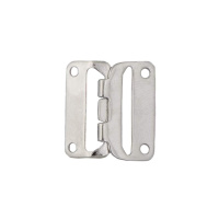 Крючок для юбок Massag из 2-х частей (18 мм) 40607 (Никель)