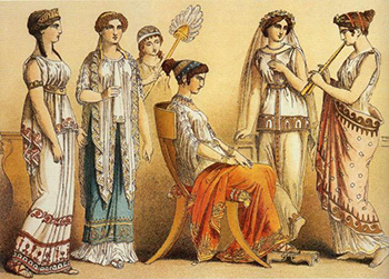 Женская одежда в Древней Греции