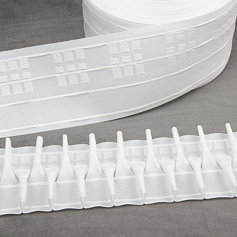 шторная лента сборки «Буфы» и «Вафельная»