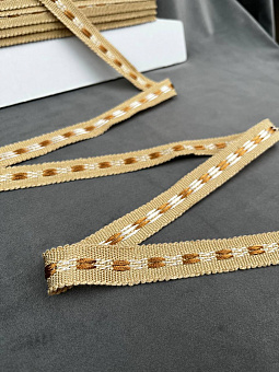 шторная декоративная сутажная тесьма