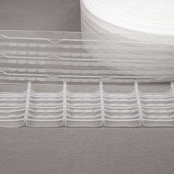 монтажная шторная лента многокарманка