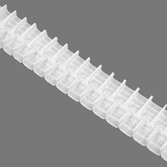 шторная лента сборки «Буфы» и «Вафельная»