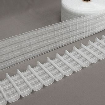 монтажная шторная лента многокарманка