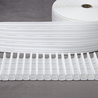 монтажная шторная лента многокарманка