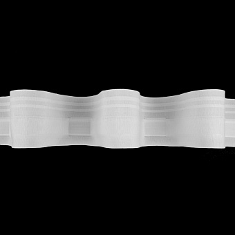 монтажная шторная лента эффект люверсов