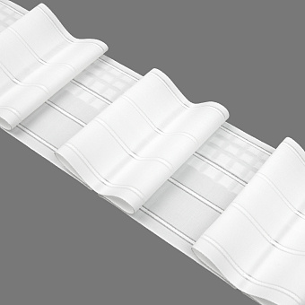 шторная лента бантовая сборка