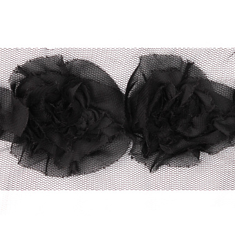 Тесьма с цветочками тесьма декоративная с цветочками