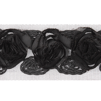 Тесьма с цветочками тесьма декоративная с цветочками