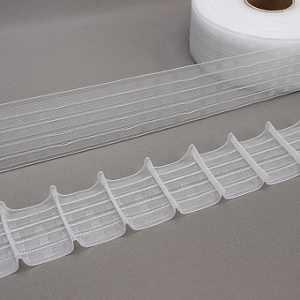 монтажная шторная лента многокарманка