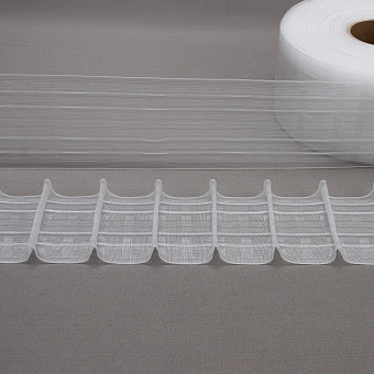 монтажная шторная лента многокарманка