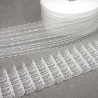 монтажная шторная лента многокарманка