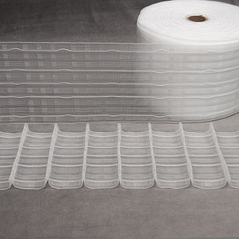 монтажная шторная лента многокарманка