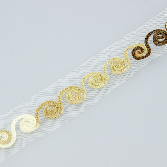 тесьма декоративная с пряжей