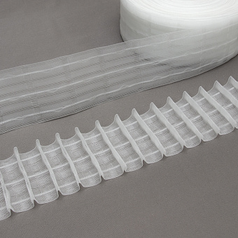 монтажная шторная лента многокарманка